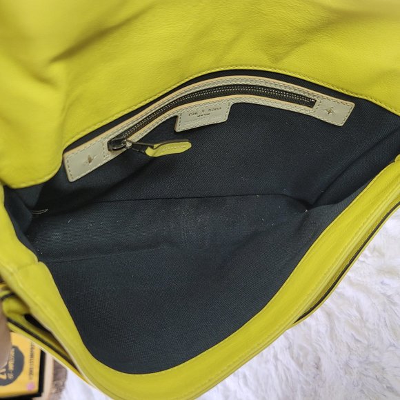 RAG & BONE Pilot Clutch Crossbody in Canary Yellow - Picture 12 of 17
